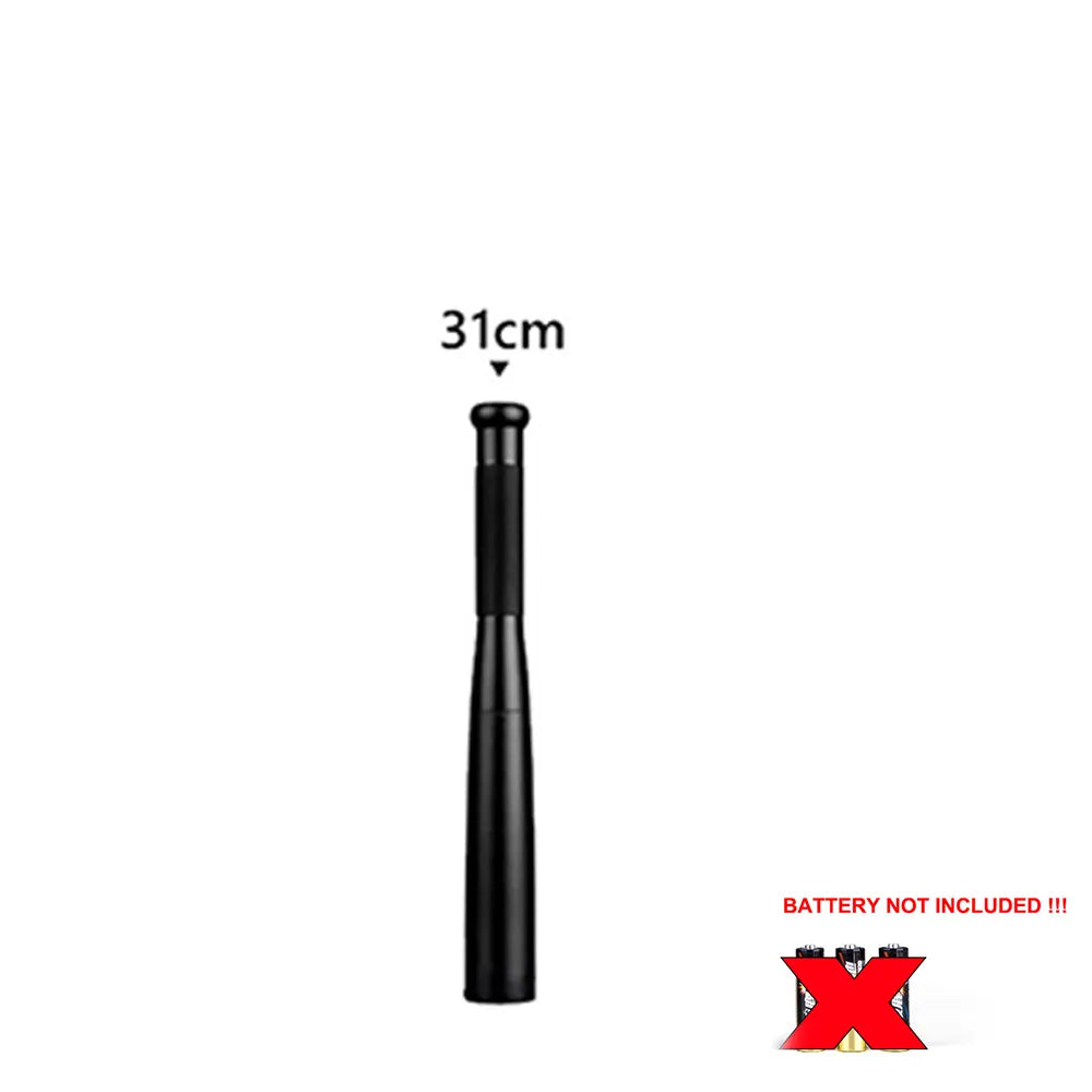 Batte de Baseball avec Lampe de Poche LED intégrée 31cm | France Survivalisme