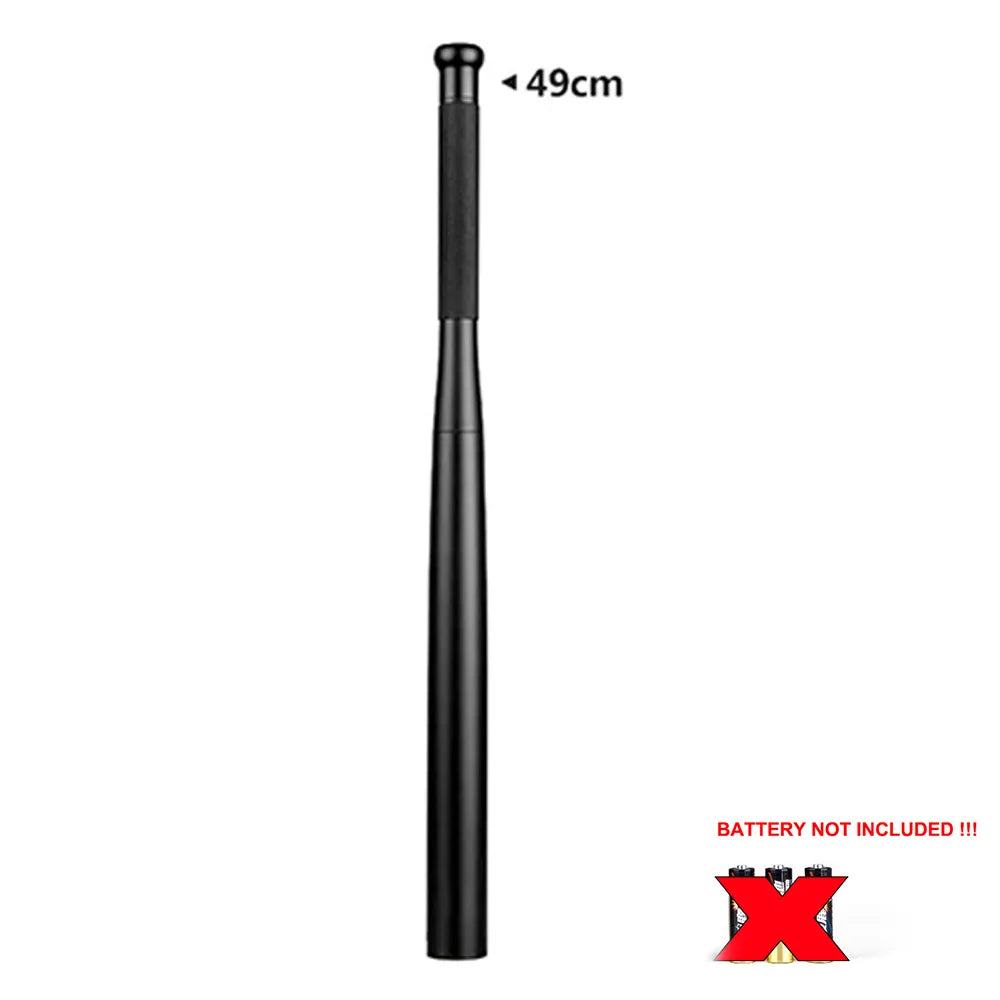 Batte de Baseball avec Lampe de Poche LED intégrée 49cm | France Survivalisme