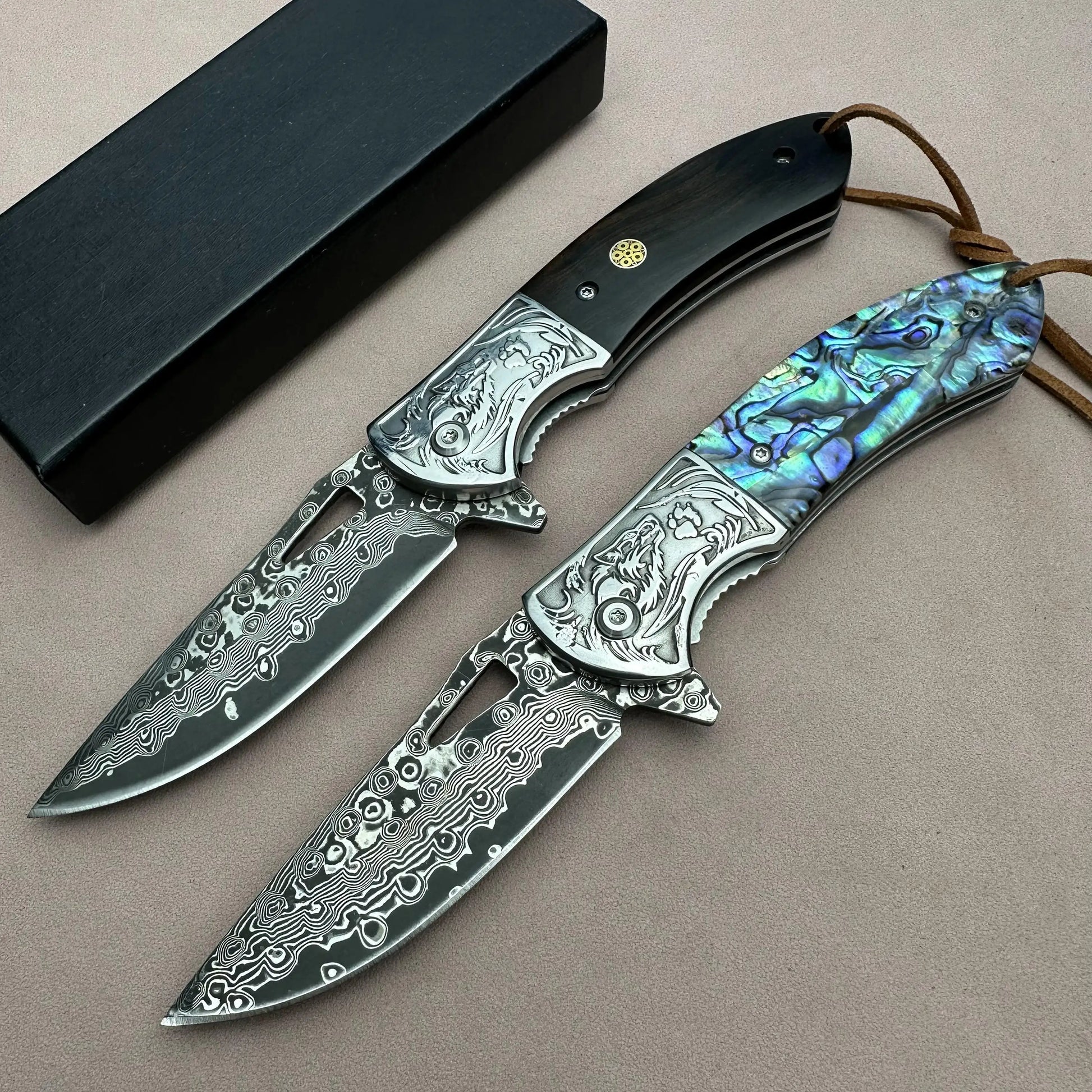 Couteau Pliant Coquille d'ormeau | France Survivalisme