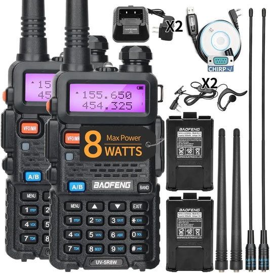 BaoFeng UV-5R 8W Professional Walkie Talkie
