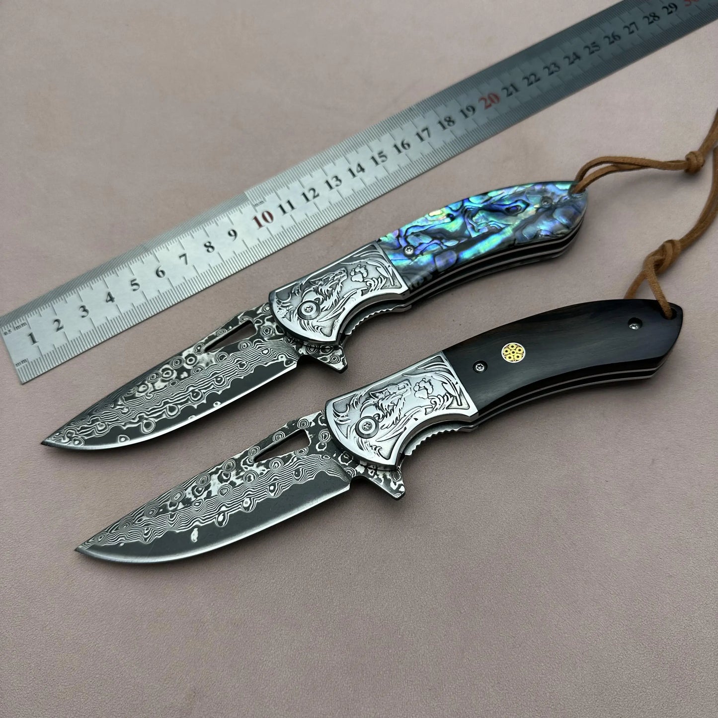 Couteau Pliant Coquille d'ormeau | France Survivalisme