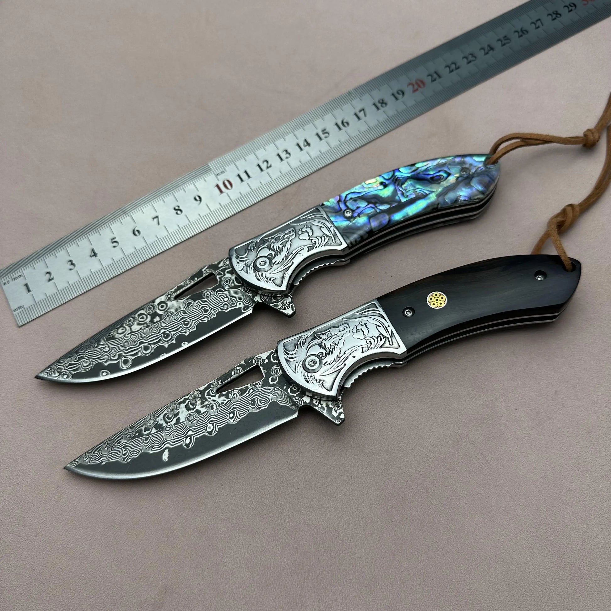 Couteau Pliant Coquille d'ormeau | France Survivalisme