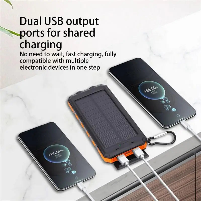 Banco de energía solar de 10000 mAh
