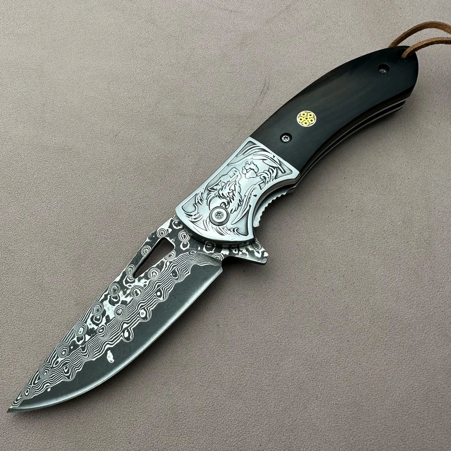 Couteau Pliant Coquille d'ormeau 1 | France Survivalisme