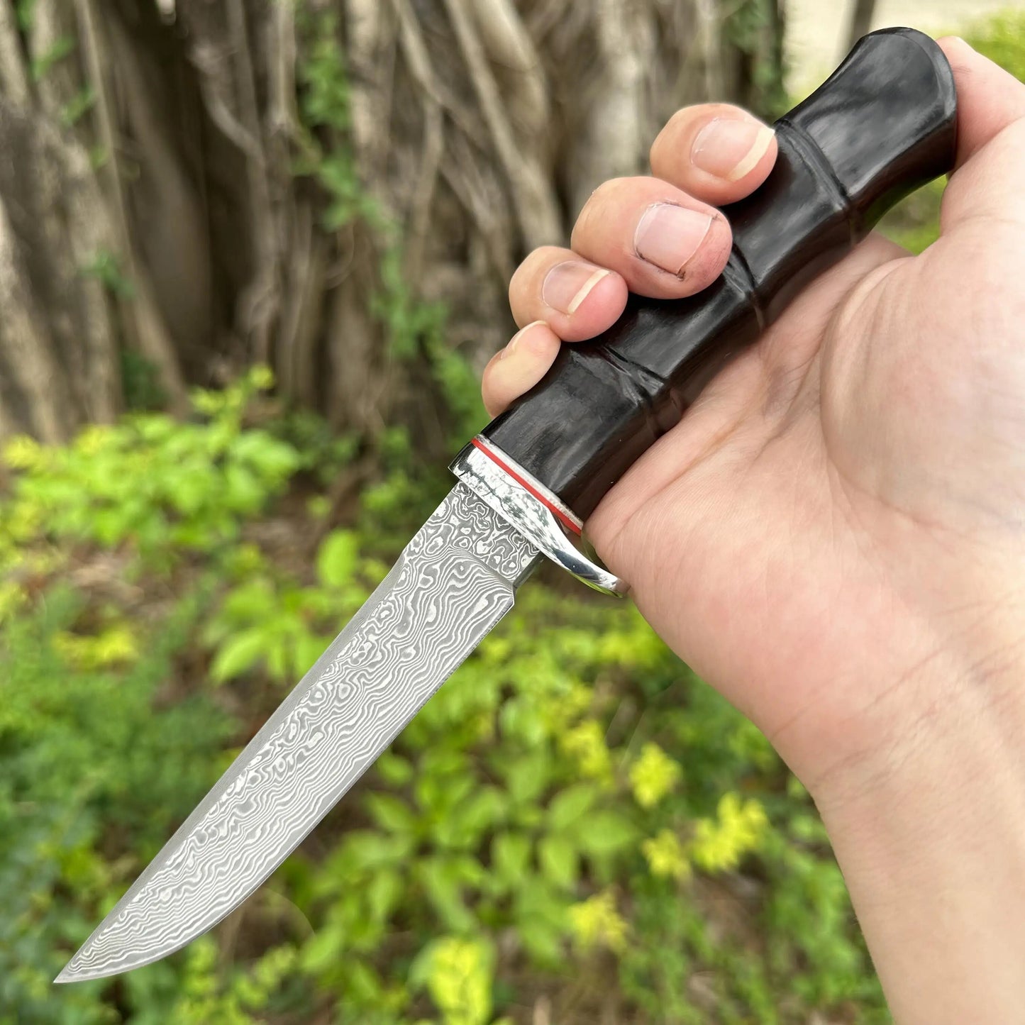 Couteau Survie Droit avec Etui | France Survivalisme