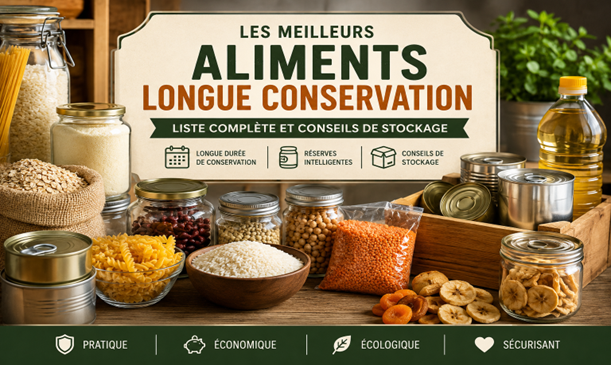 Aliments Longue Conservation : Liste et Conseils de Stockage