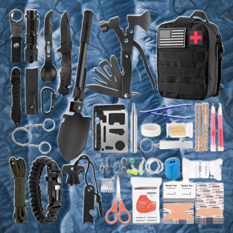 Kit de Survie 18 en 1 Noir | Survie