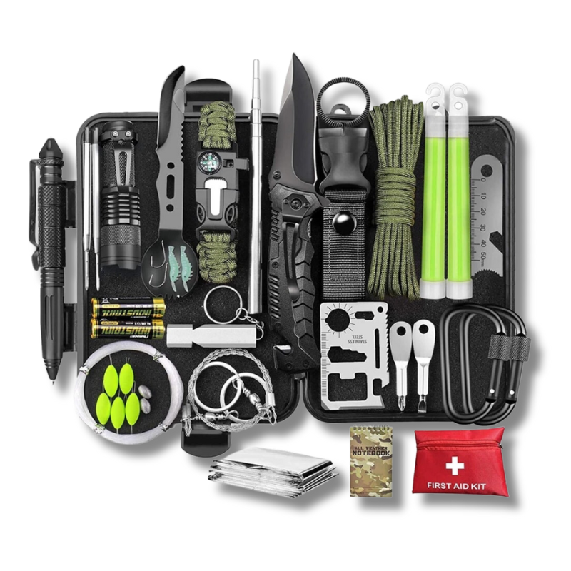 Kit de survie 14 en 1 - Survivalisme Boutique | N°1 du Matériel de Survie Kit de survie 14 en 1 - Survivalisme Boutique | N°1 du Matériel de Survie