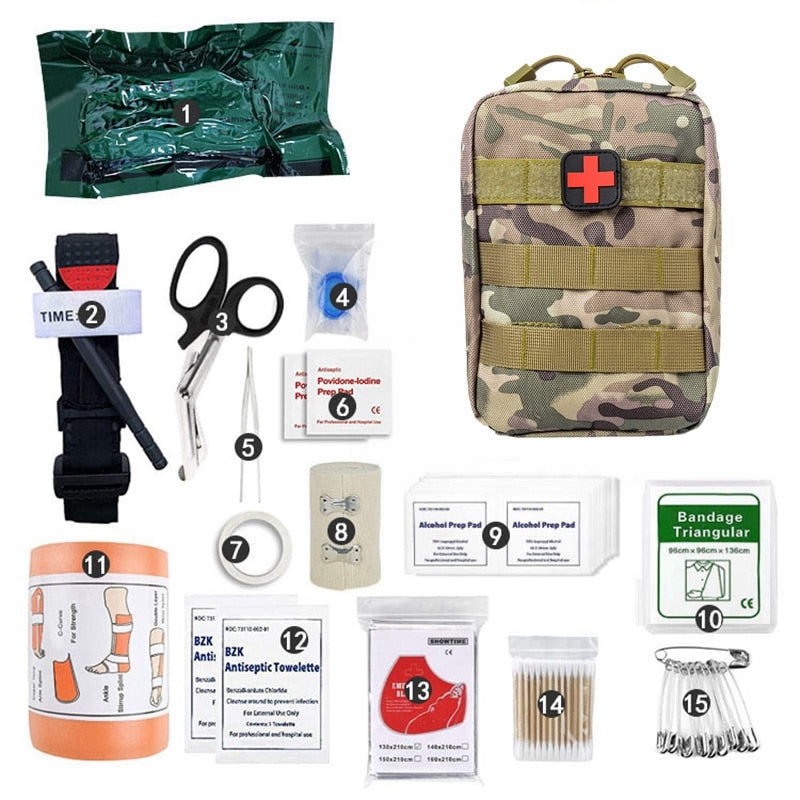 Petit Kit de Soin Vert Army | Survie