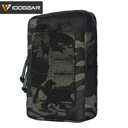 Pochette Tactique Militaire Camo Noir | France Survivalisme