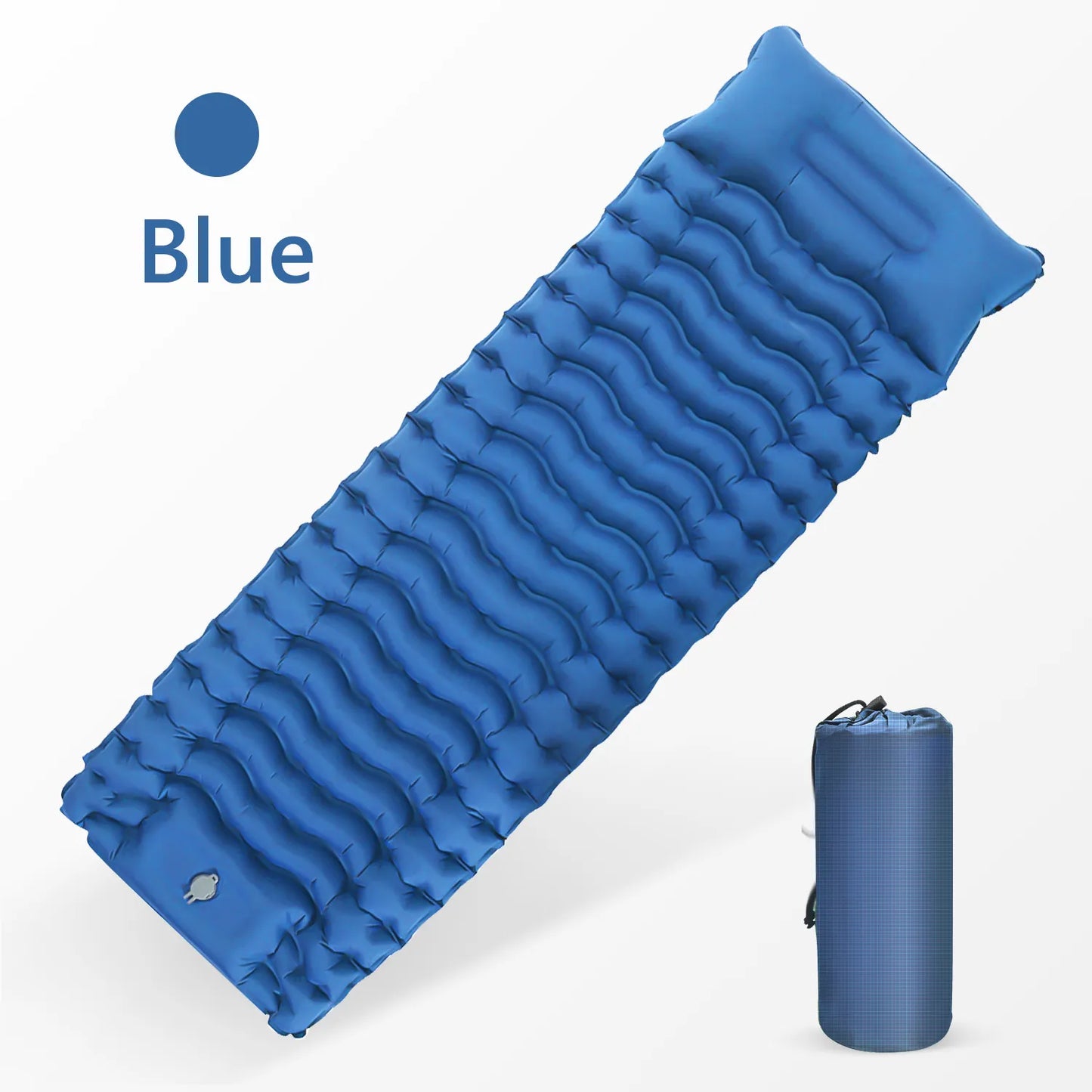 Matelas Gonflable Une Place Bleu | France Survivalisme