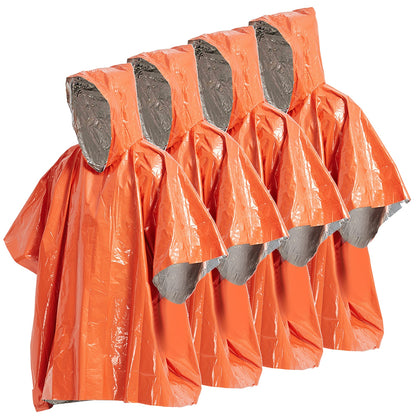 Pack Veste Couverture de Survie 4 Orange | France Survivalisme