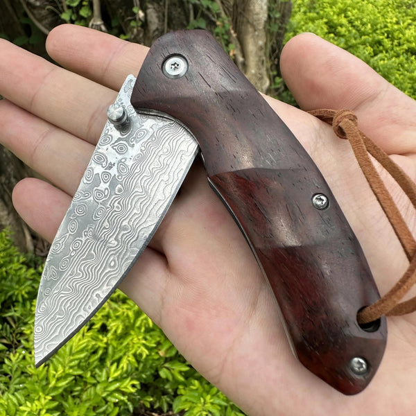 Couteau De Chasse/bushcraft VALDYR Custom Avec Fourreau Kydex - Occasion - Fabriqué Aux USA