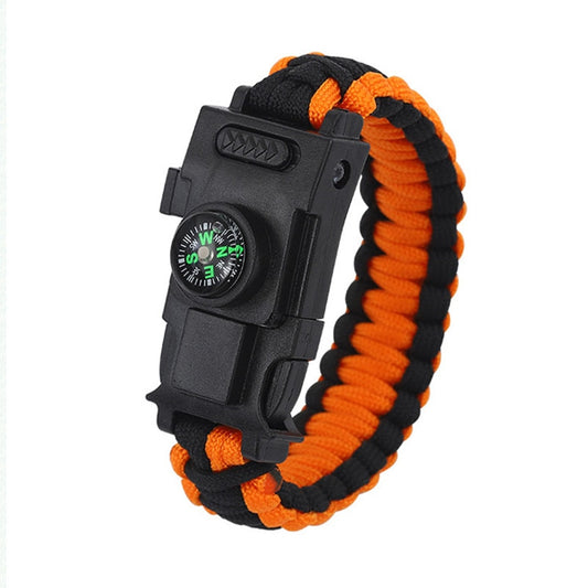 Bracelet Paracorde LED Orange Noir Default Title | Survie