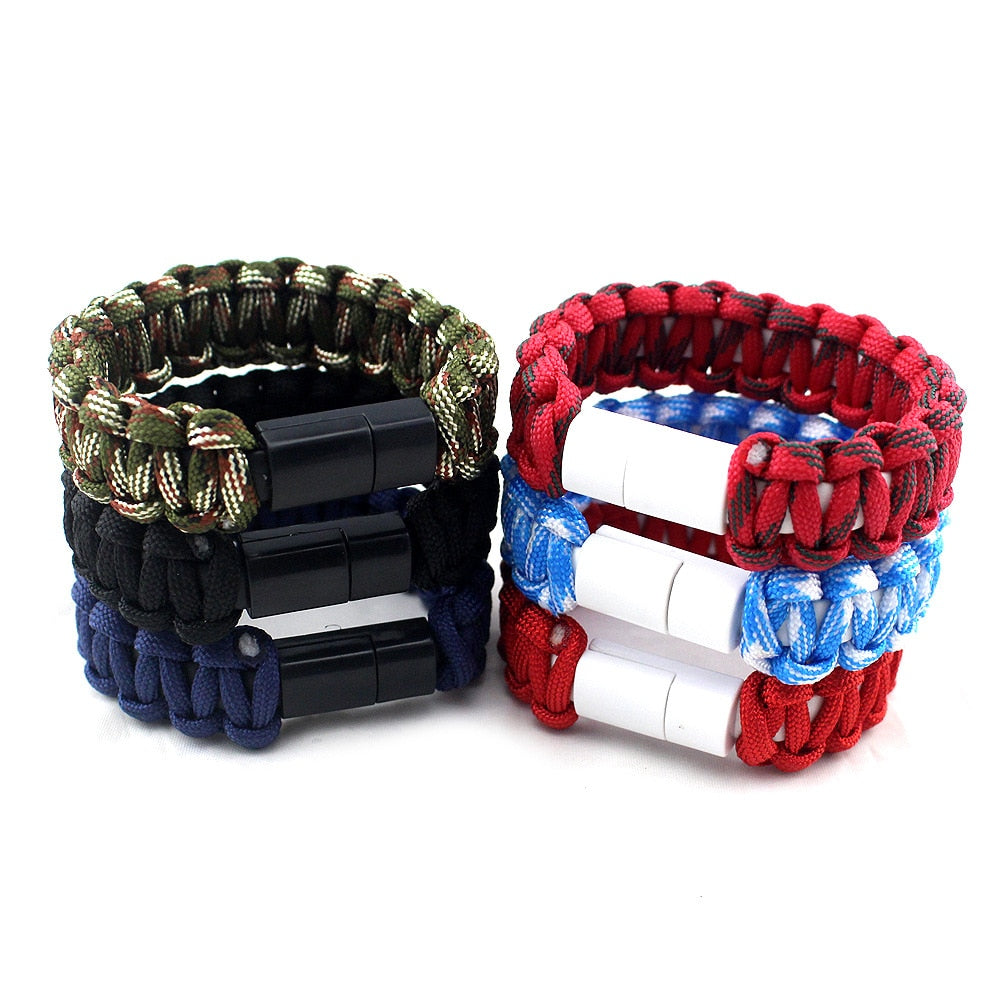 Bracelet Paracorde USB | Survie