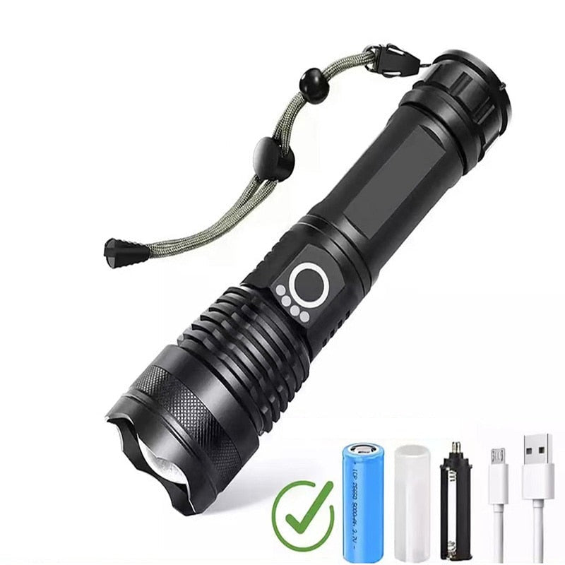 Lampe Torche Puissante USB Default Title | France Survivalisme